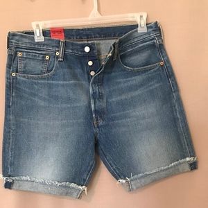 501 Levis Jean Shorts. NWT